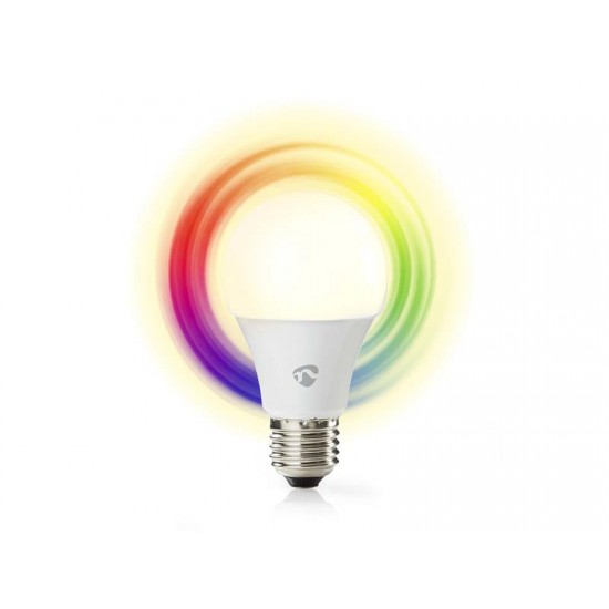 Smart žiarovka LED E27 9W RGB NEDIS WIFILRC10E27 WiFi Tuya