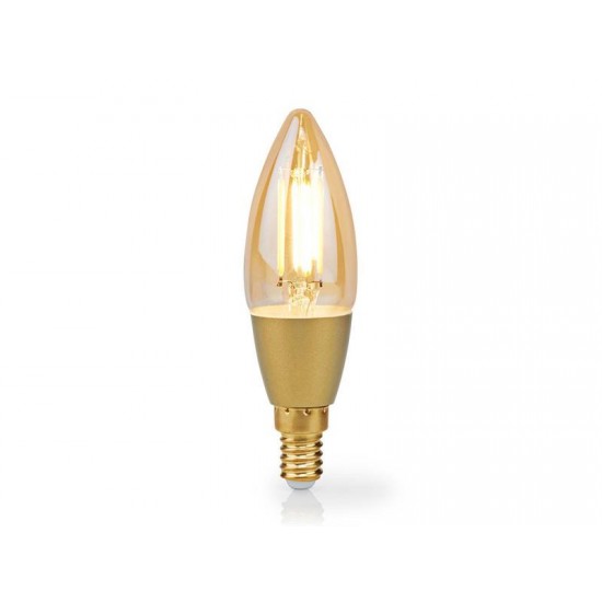 Smart žiarovka LED E14 4.9W teplá biela NEDIS WIFILRF10C37 WiFi Tuya