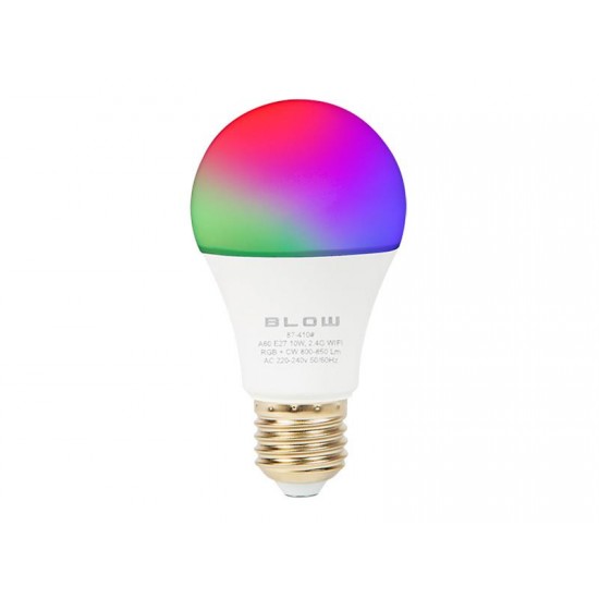 Smart LED žiarovka E27 10W RGBW BLOW WiFi Tuya