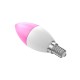 Smart sada LED žiaroviek E14 5W RGB WOOX R9075/5 WiFi Tuya