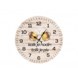 Hodiny INDECOR Pivo 34cm Hodiny INDECOR Pivo 34cm