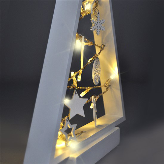 LED vianočný stromček s ozdobami Solight 1V221