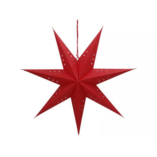 Dekorácia vianočná hviezda RETLUX RXL 362 WW červená